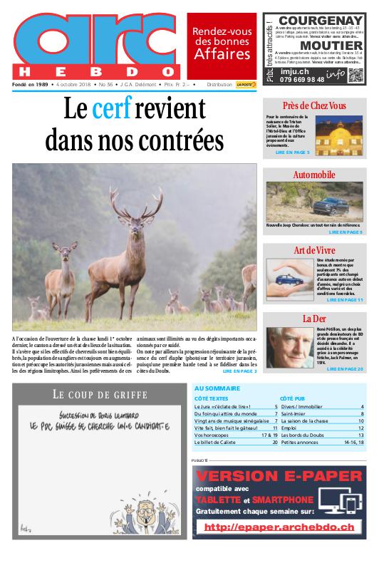 Jeudi 4 octobre 2018