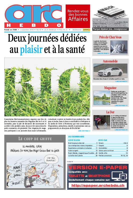 Jeudi 1er novembre 2018