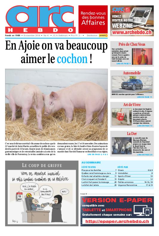 Jeudi 8 novembre 2018