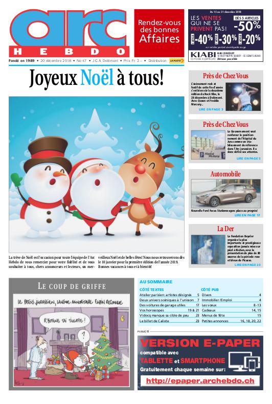 Jeudi 20 décembre 2018