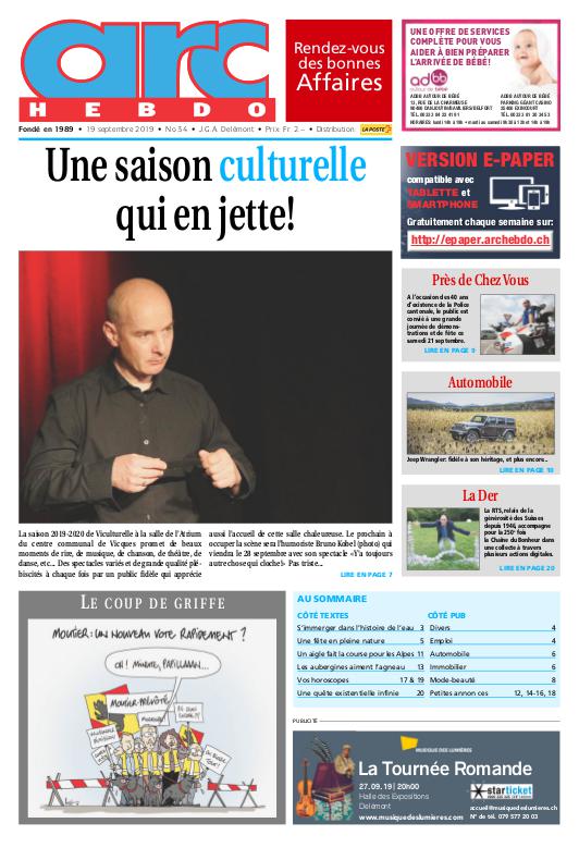 Jeudi 19 septembre 2019