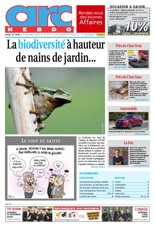 Jeudi 21 novembre 2019