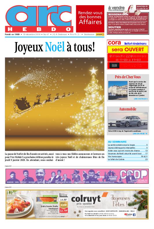 Jeudi 19 décembre 2019